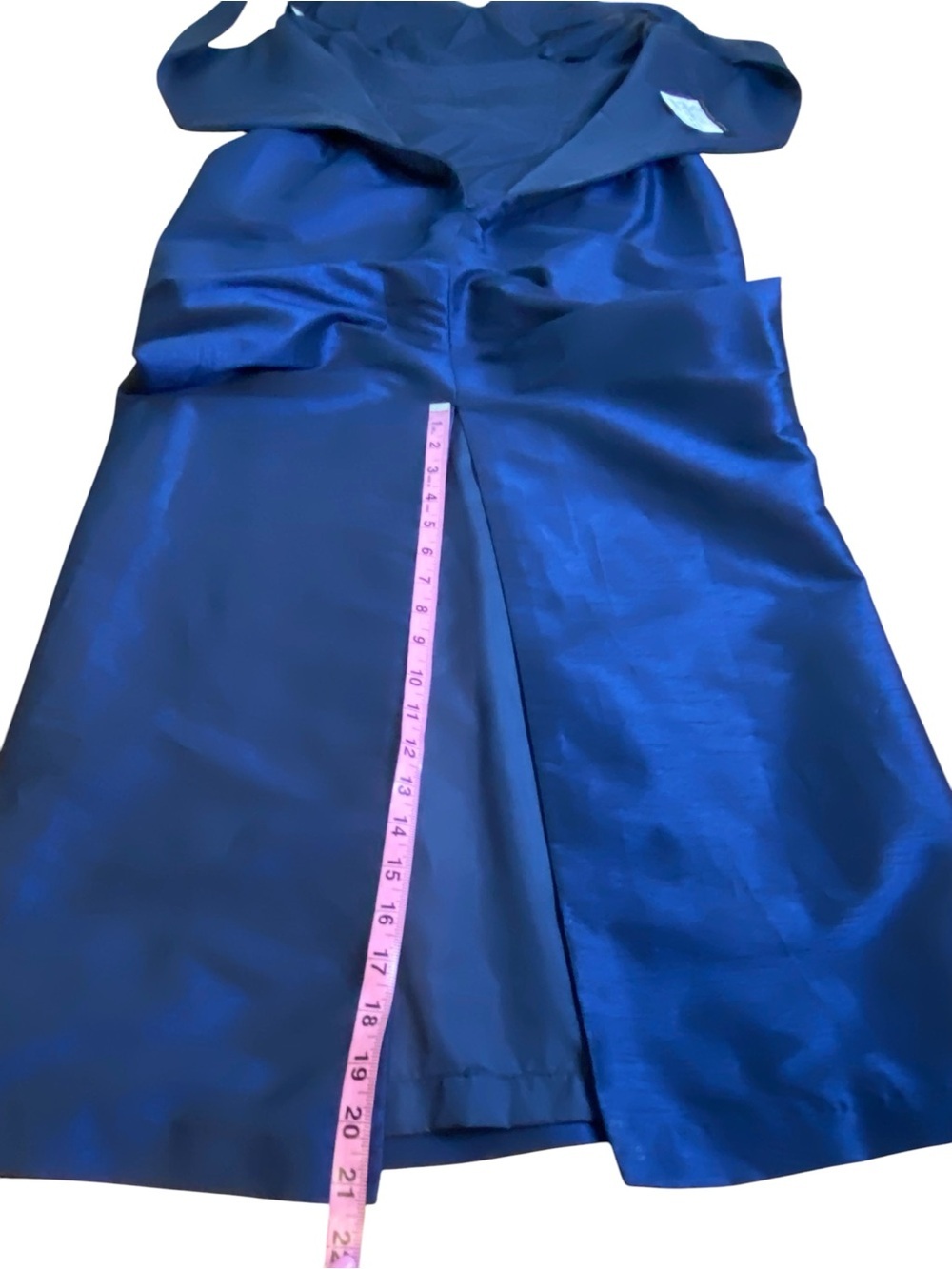 Alfred Sung Dark Blue Evening Dress Women’s Size 10 - Picture 13 of 15